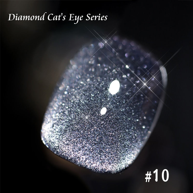 SKVP Gel Nail Polish Cat Eye Gel Semi Permanent Uv Varnish Gel Nail Art 8ML Glitter Effect Off Nail Polish Gel For Nails Design nail polish DailyAlertDeals Cat Eye 10