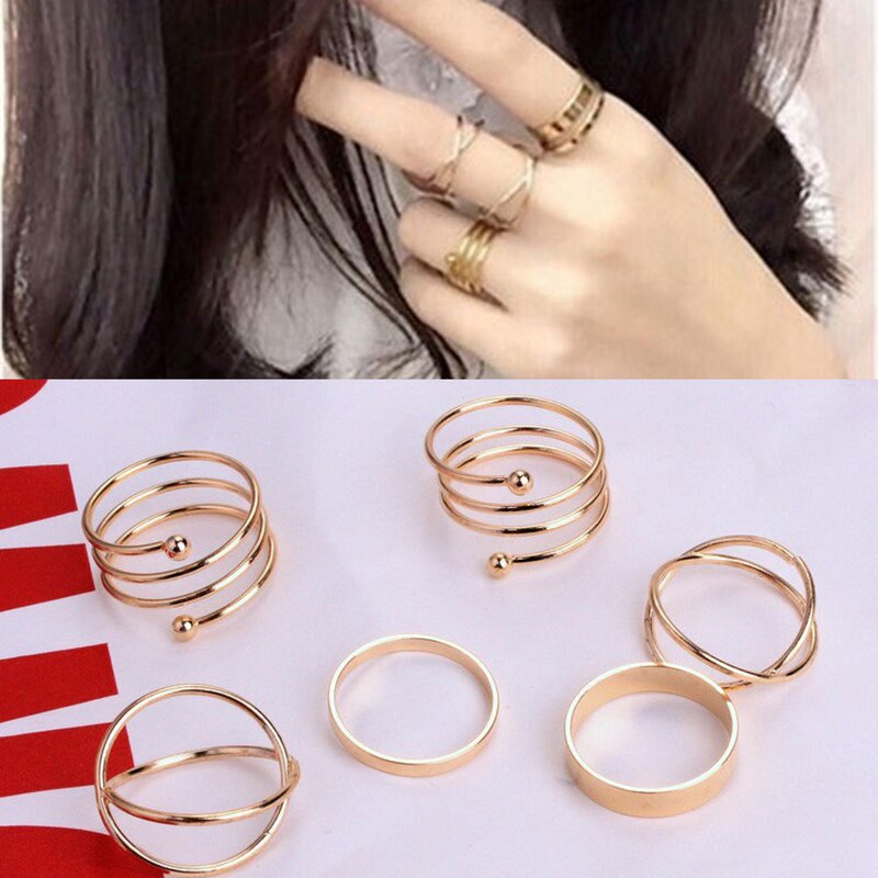 4Pcs/Set Vintage Ancient Silver Sen Vine Leaves Flower Rose Women Girl Charming Bohemia Antique Silver Color Floral Knuckle Ring 0 DailyAlertDeals