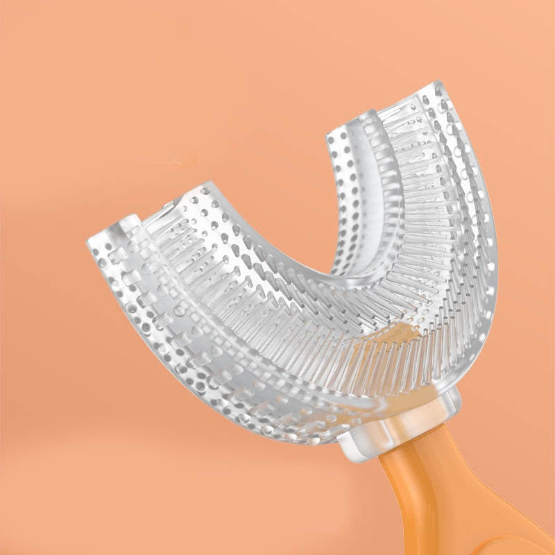 Baby toothbrush children's teeth oral care cleaning brush soft Silicone teethers baby toothbrush new born baby items 2-12Y 0 DailyAlertDeals