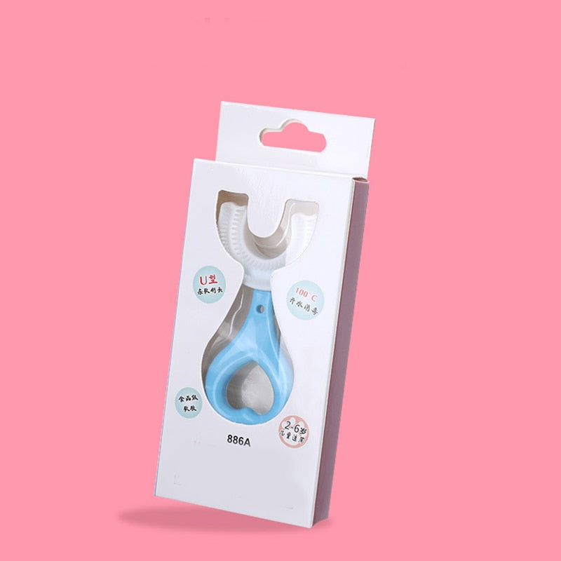 Toothbrush Children 360 Degree U-shaped Child Toothbrush Teethers Brush Silicone Kids Teeth Oral Care Cleaning baby teether DailyAlertDeals