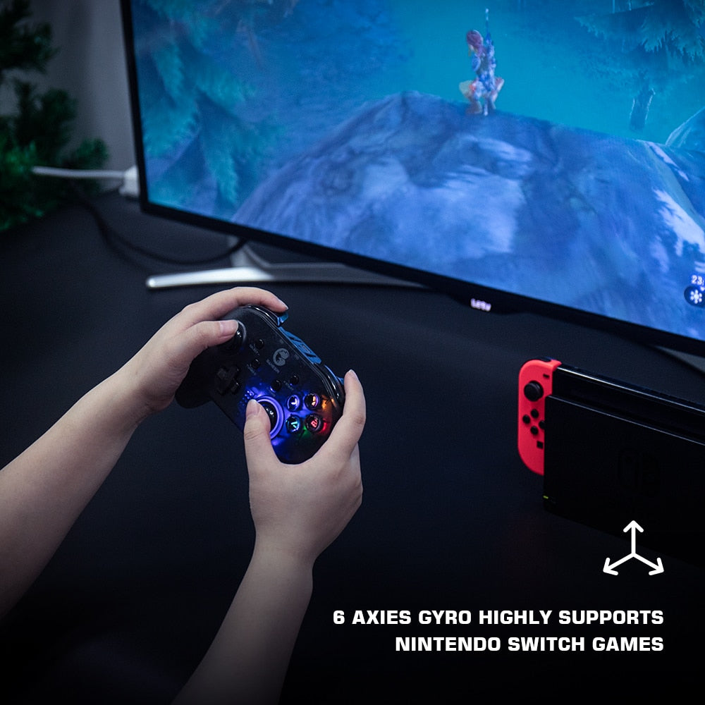 GameSir T4 Pro Bluetooth Game Controller 2.4G Wireless Gamepad applies to Nintendo Switch Apple Arcade MFi Games Android Phone Bluetooth Game Controller for Nintendo Switch DailyAlertDeals