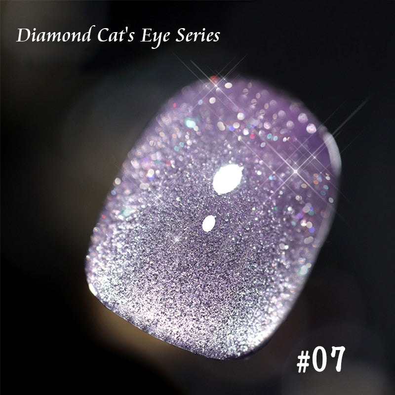 SKVP Gel Nail Polish Cat Eye Gel Semi Permanent Uv Varnish Gel Nail Art 8ML Glitter Effect Off Nail Polish Gel For Nails Design nail polish DailyAlertDeals Cat Eye 07