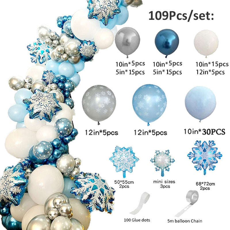 Christmas Balloon Arch Green Gold Red Box Candy Balloons Garland Cone Explosion Star Foil Balloons New Year Christma Party Decor Christmas Balloons DailyAlertDeals E 109pcs Christmas Other