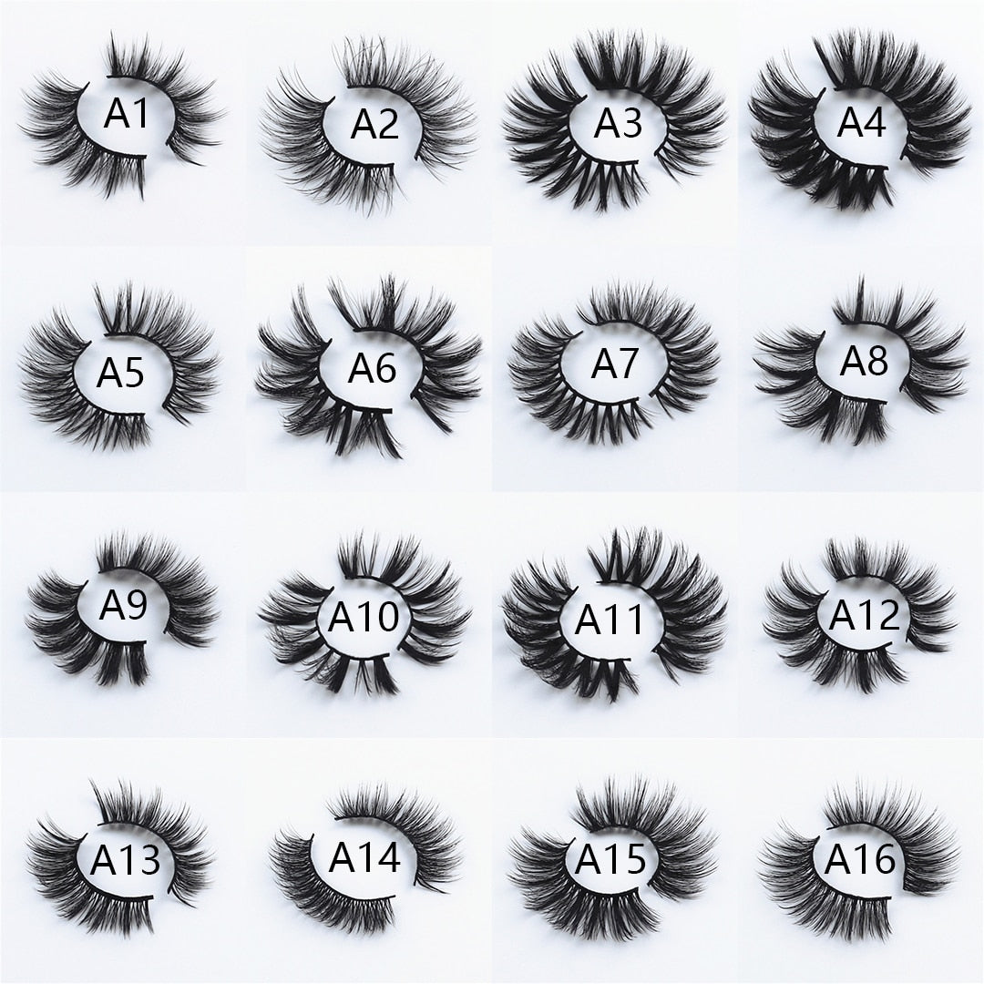 5/8 Pairs Faux Mink Eyelashes Soft Fluffy Natural False Eyelashes 3D Thick Dramatic Makeup Eyelashes Reusable Handmade Lashes DailyAlertDeals