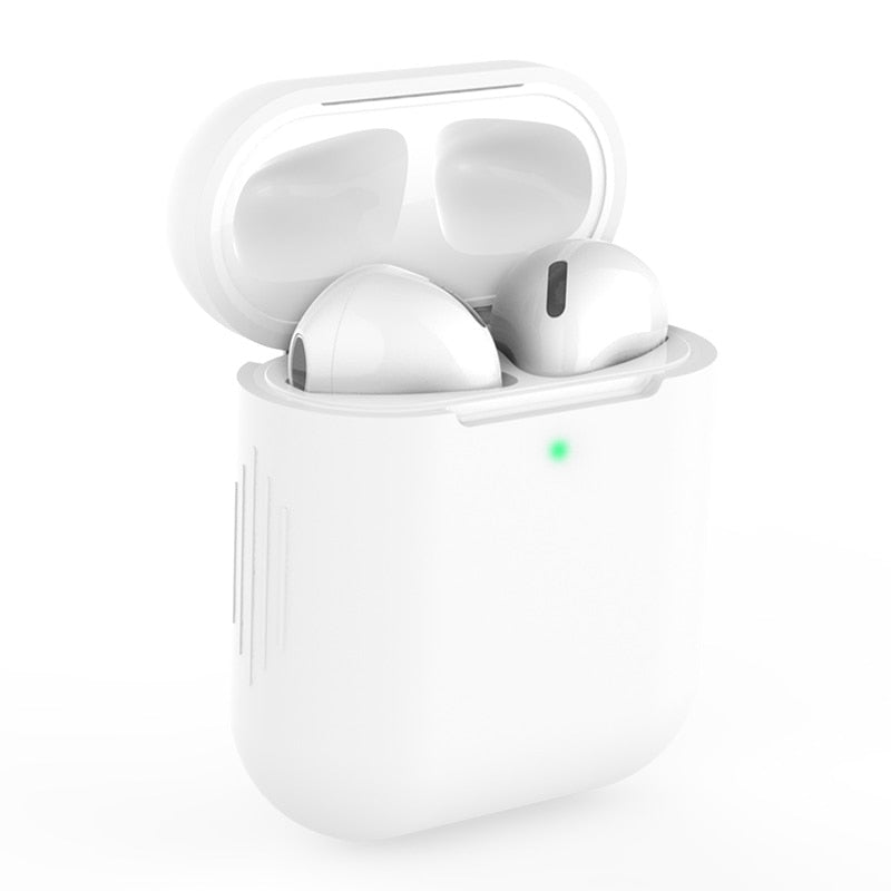 Silicone Earphone Cases For Airpods 1/2, Airpods Case Headphones Case Protective Case For Apple Airpods 1/2 Airpods Covers Silicone Earphone Cases For Airpods DailyAlertDeals transparent