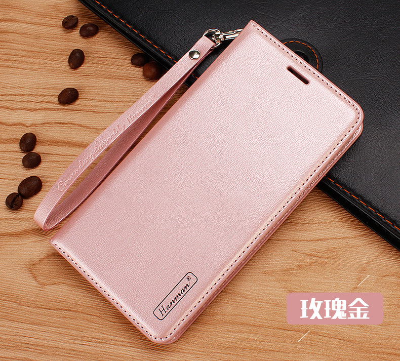 Fashion Card Holder for Samsung S22 Phone Case S20 + Flip S23 + Leather Case S21ultra Shatter-resistant S20fe Protective Case S10 + Wallet Note9 New S21 Case A53 All Inclusive 2 Fashion Card Holder for Samsung Phone Case DailyAlertDeals Samsung NOTE10 Rose Gold (with bracelet lanyard)
