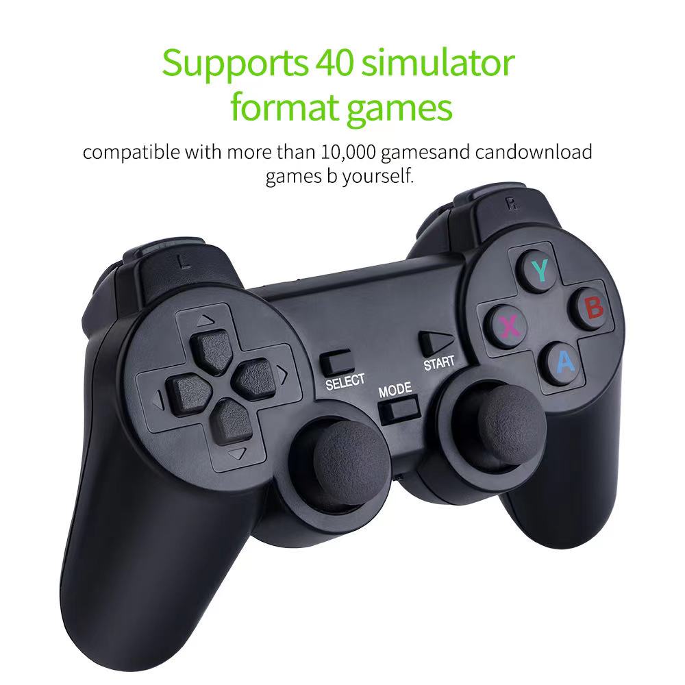 Video Game Console 2.4G Double Wireless Controller Game Stick 4K 10000 Games 64 32GB Retro Games for PS1/GBA Boy Christmas Gift Video Game Console Accessories DailyAlertDeals