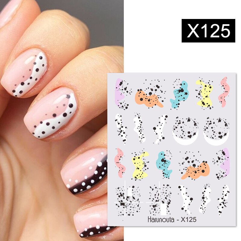 Harunouta Valentine's Day Love Heart Pattern Water Decals Stickers Christmas Snowflakes Design Slider For Nails Art Decoration 0 DailyAlertDeals X125