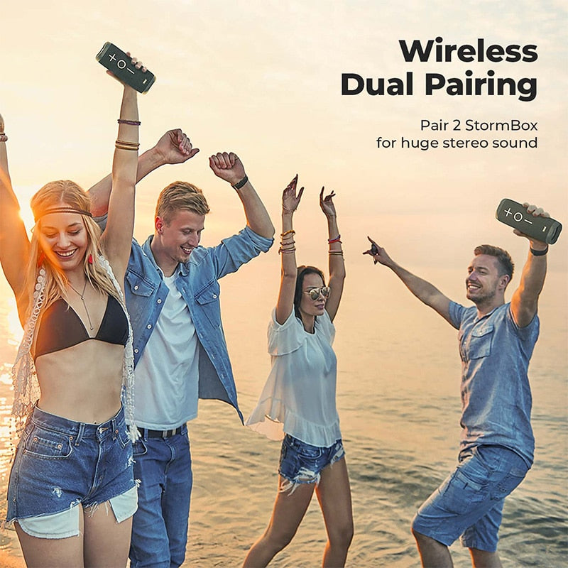 Tribit StormBox Portable Bluetooth Speaker Bass 20-Hour Playtime IPX7 Waterproof Wireless Subwoofer Speaker For Party,Camping Portable Bluetooth Speaker Bass 20-Hour Playtime DailyAlertDeals