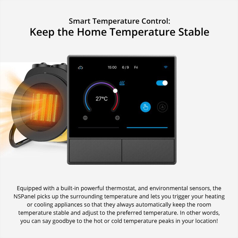 SONOFF NSPanel EU US Wifi Smart Scene Wall Switch Smart Thermostat Display Switch All-in-One Control For Alice Alexa Google Home 0 DailyAlertDeals