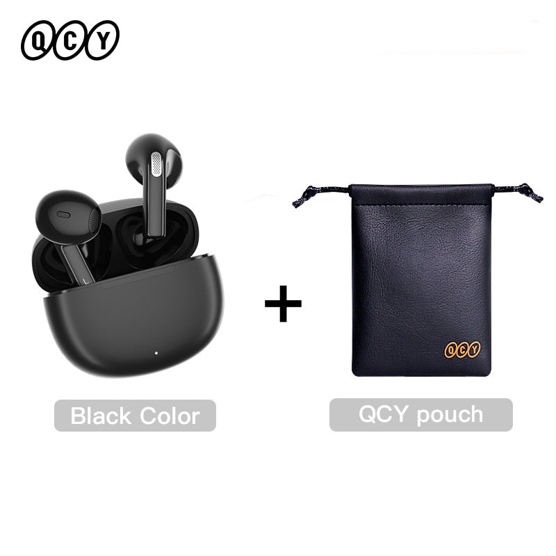TWS Wireless Earphones Bluetooth 5.3 Earbuds 68ms Low Latency 13mm Driver HIFI Headphones 4 Mics+ENC HD Call Headsets TWS Wireless Earphones DailyAlertDeals T20 Black Type 2 China
