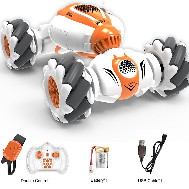 4WD RC Car 2.4G Radio Remote Control Car 1:24 Double Side RC Stunt Cars 360° Reversal Vehicle Model Toys For Children Boy RC Stunt Cars 360° Reversal Vehicle Model Toys For Children Boy DailyAlertDeals