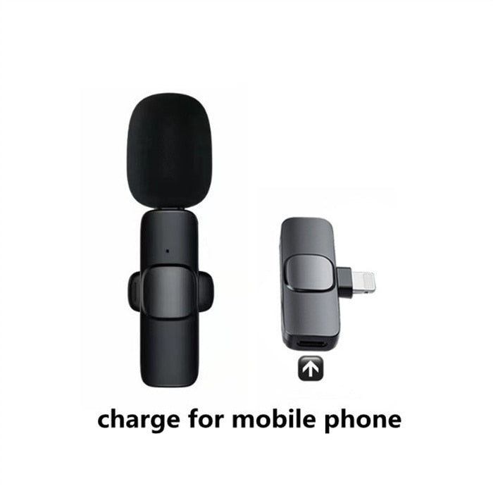 Wireless Lavalier Microphones & Systems Portable Audio Video Recording Mini Mic For iPhone Android Facebook Youtube Live Broadcast Gaming wiresless mircophone DailyAlertDeals Lightning reserve