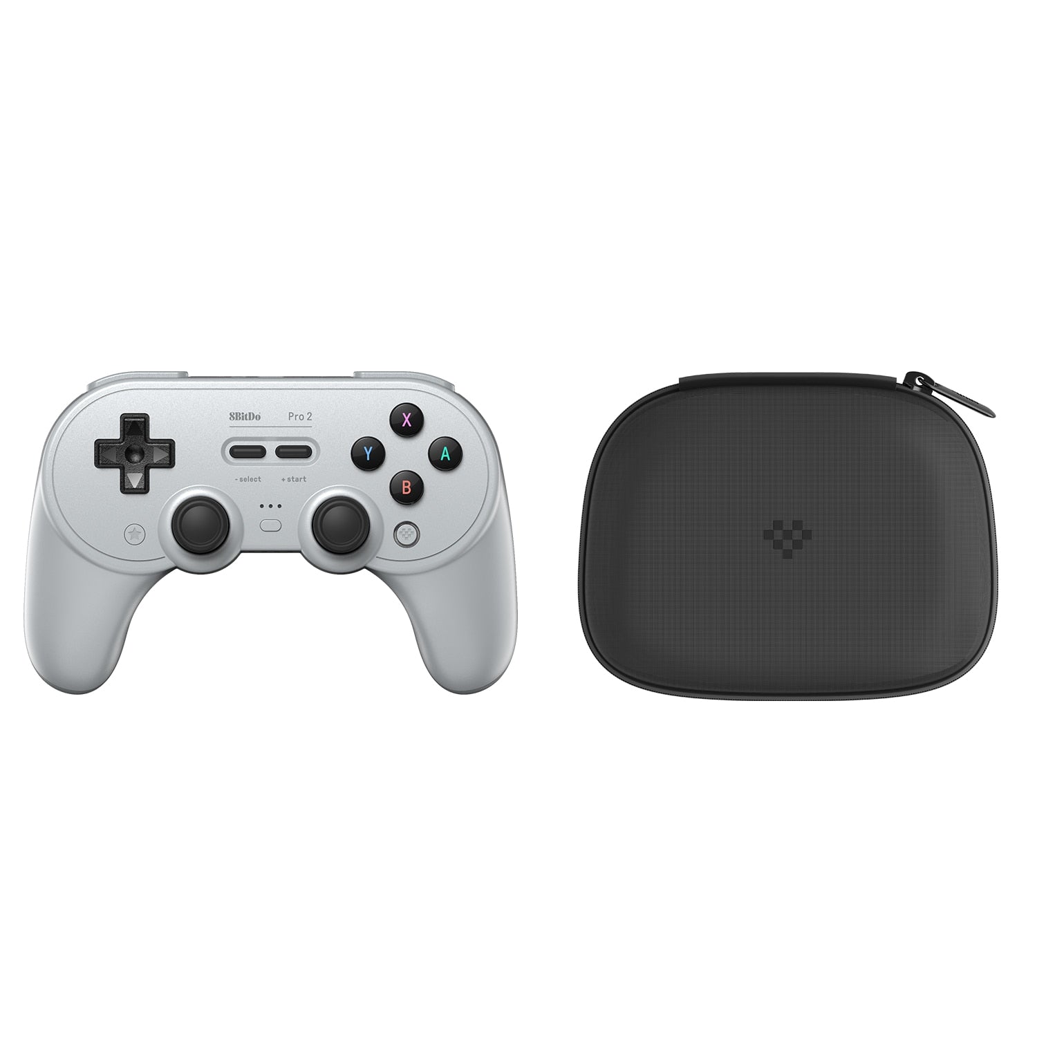 8BitDo Pro 2 Bluetooth Gamepad Controller with Joystick for  Nintendo Switch, PC, macOS, Android, Steam & Raspberry Pi 0 DailyAlertDeals Gray and Case China