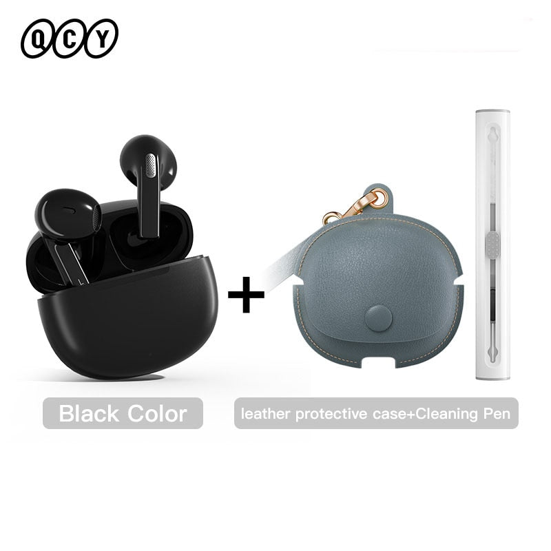 TWS Wireless Earphones Bluetooth 5.3 Earbuds 68ms Low Latency 13mm Driver HIFI Headphones 4 Mics+ENC HD Call Headsets TWS Wireless Earphones DailyAlertDeals T20 Black Type 6 China