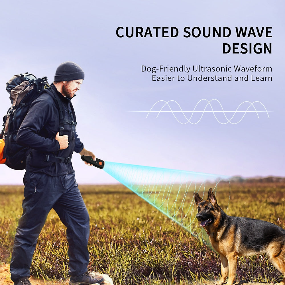 MASBRILL Dog Repeller No Dog Noise Anti Barking Device Ultrasonic Dog Bark Deterrent Devices Training 3 Modes USB Rechargeable 0 DailyAlertDeals