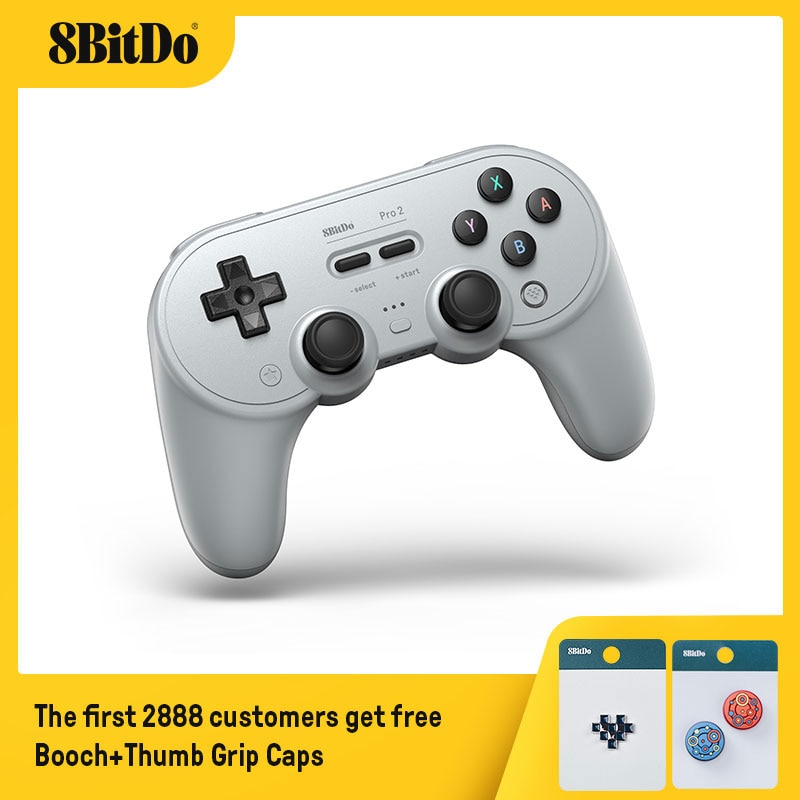 8BitDo Pro 2 Bluetooth Gamepad Controller with Joystick for  Nintendo Switch, PC, macOS, Android, Steam & Raspberry Pi 0 DailyAlertDeals