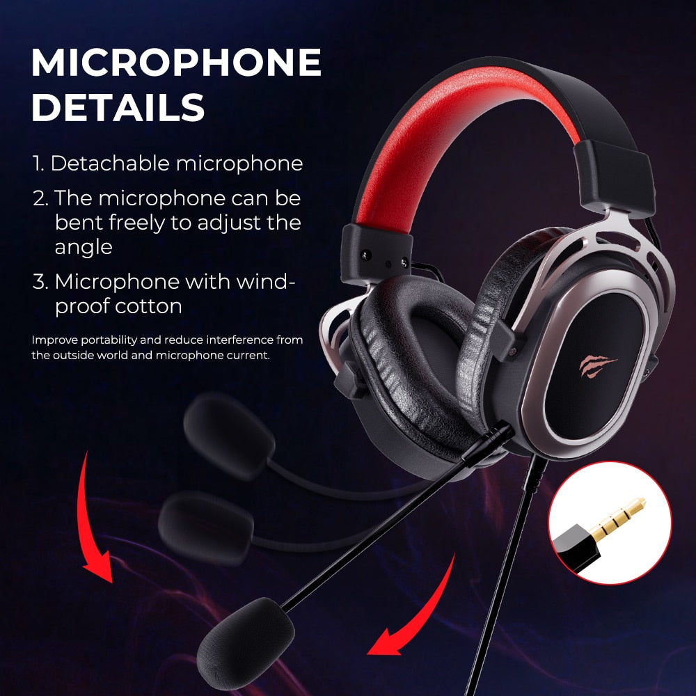 Gamer Headphones Wired Gaming Headset with 3.5mm Plug 50mm Drivers Surround Sound HD Mic for PS4 PS5 XBox PC Laptop Gaming headphones DailyAlertDeals
