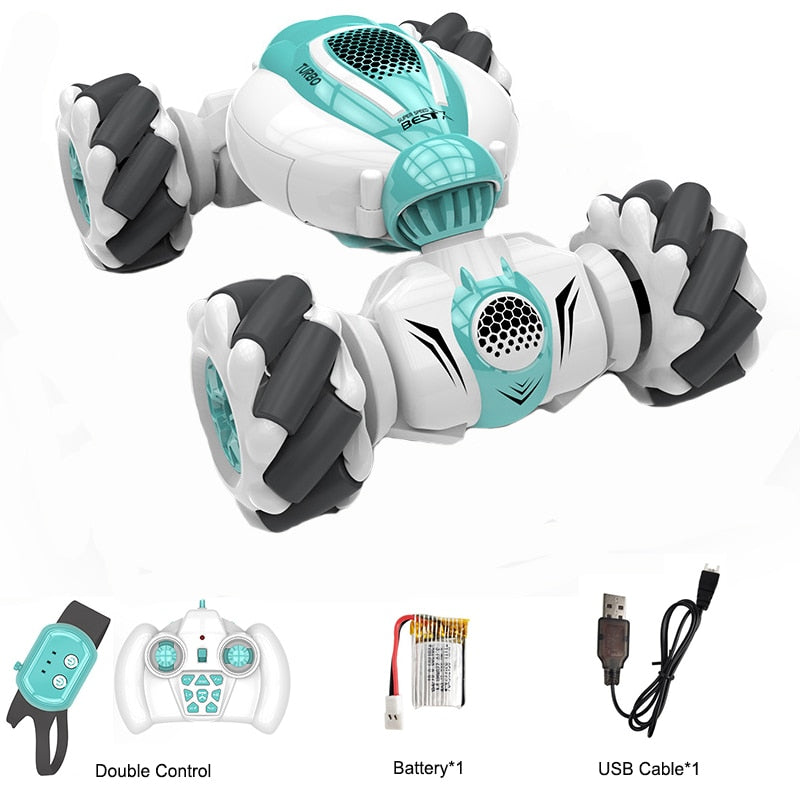 4WD RC Car 2.4G Radio Remote Control Car 1:24 Double Side RC Stunt Cars 360° Reversal Vehicle Model Toys For Children Boy RC Stunt Cars 360° Reversal Vehicle Model Toys For Children Boy DailyAlertDeals