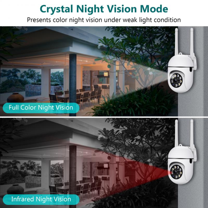 2.4+5G WiFi IP Camera 4X Zoom Outdoor Surveillance Camera Color Night Vision Ai Human Detection Security CCTV Mini Camera New 0 DailyAlertDeals