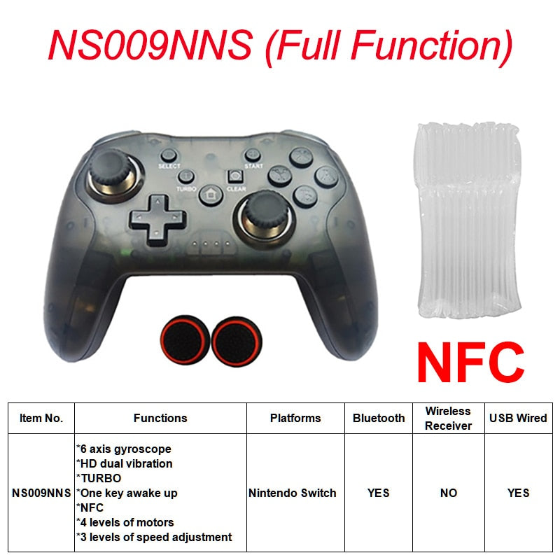 Original Wireless Controller Bluetooth For Nintendo Switch Pro PC PS3 Joystick Gamepad NFC Professional Lag-Free Gamepad BT Wireless Game Controller for Switch Pro DailyAlertDeals NS009NNS China 1 PCS