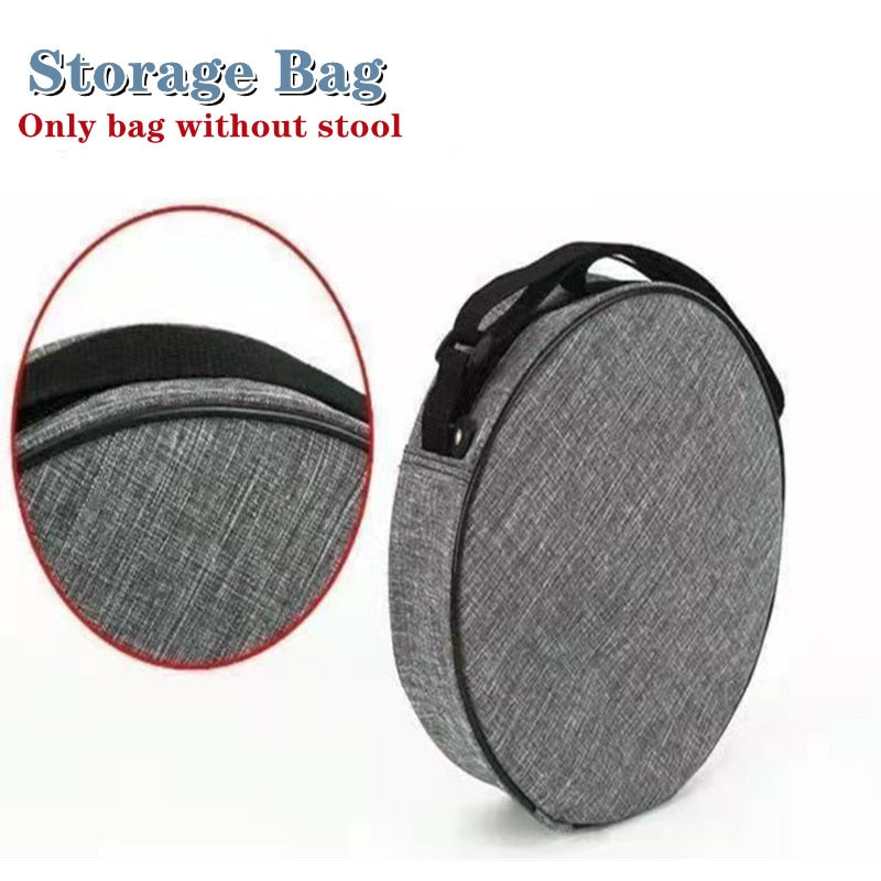 Portable Telescopic Folding Stool Outdoor Camping Retractable Stools for Travel Hiking Beach Chair Foldable Fishing Stool Chairs Folding Chairs & Stools DailyAlertDeals China Storage Bag-Only Bag
