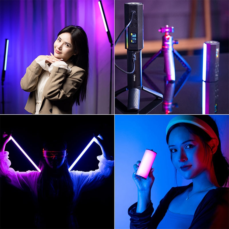 Ulanzi i-Light VL119 RGB Handheld Light Wand LED RGB Stick 2500-9000K Photography Lighting Magnetic Tube Light for Video Vlog 0 DailyAlertDeals