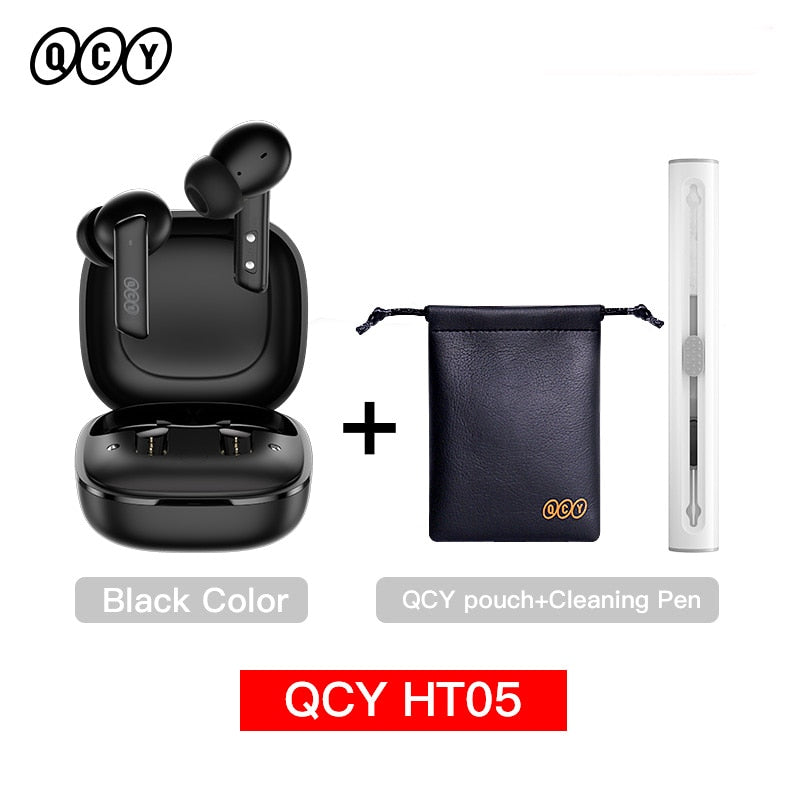 TWS Wireless Bluetooth Earphones handset Earbuds with Noise Cancelling Wireless Bluetooth 5.2 Headphones 6 Mic ENC HD Call TWS Earphones Wireless Bluetooth handset DailyAlertDeals Black with Pouch Pen USA