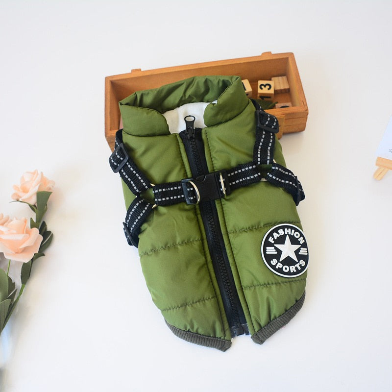 Pet Harness Vest Clothes Puppy Clothing Waterproof Dog Jacket Winter Warm Pet Clothes For Small Dogs Shih Tzu Chihuahua Pug Coat 0 DailyAlertDeals