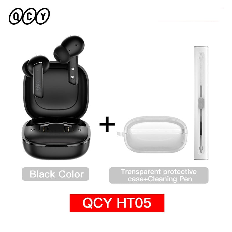 TWS Wireless Bluetooth Earphones handset Earbuds with Noise Cancelling Wireless Bluetooth 5.2 Headphones 6 Mic ENC HD Call TWS Earphones Wireless Bluetooth handset DailyAlertDeals Black with Case Pen USA