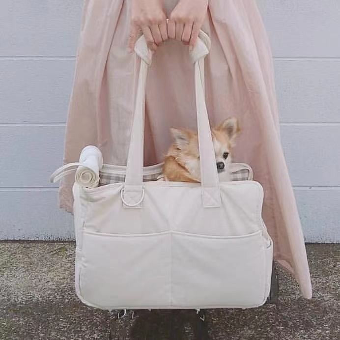 Portable Pet Carrier Bag for Puppy, Cat, Kitten, Rabbit Breathable Shoulder Bag up to 6KG Load 0 DailyAlertDeals