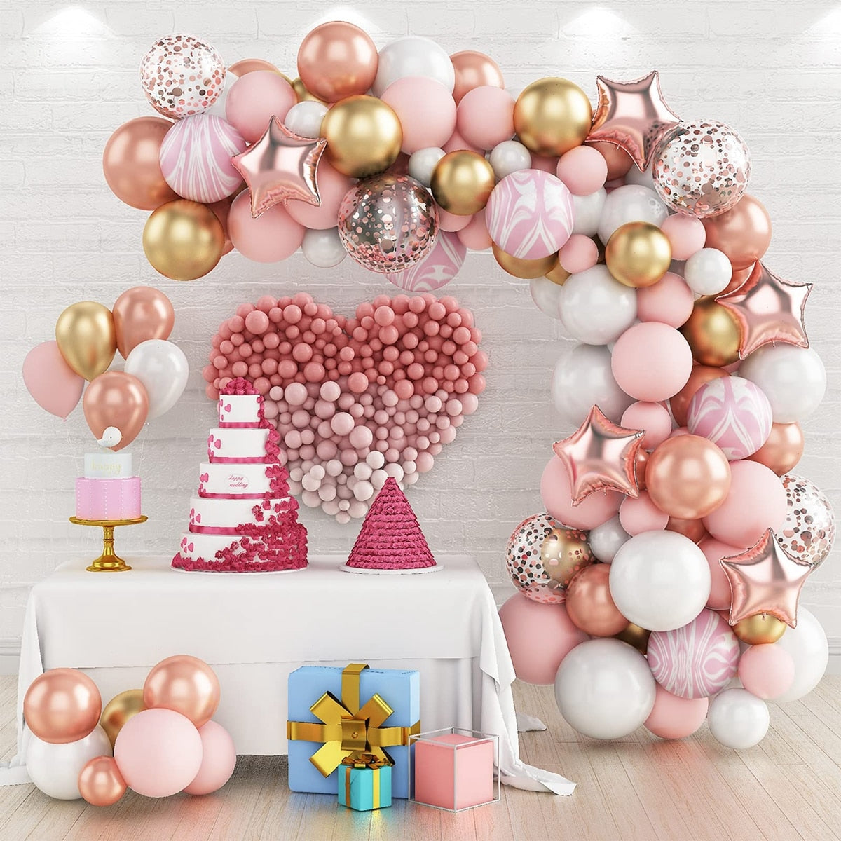 Macaron Balloon Garland Arch Kit 1st Birthday Party Decoration Kids Wedding Birthday Balloon baby shower Confetti Latex Baloon 0 DailyAlertDeals