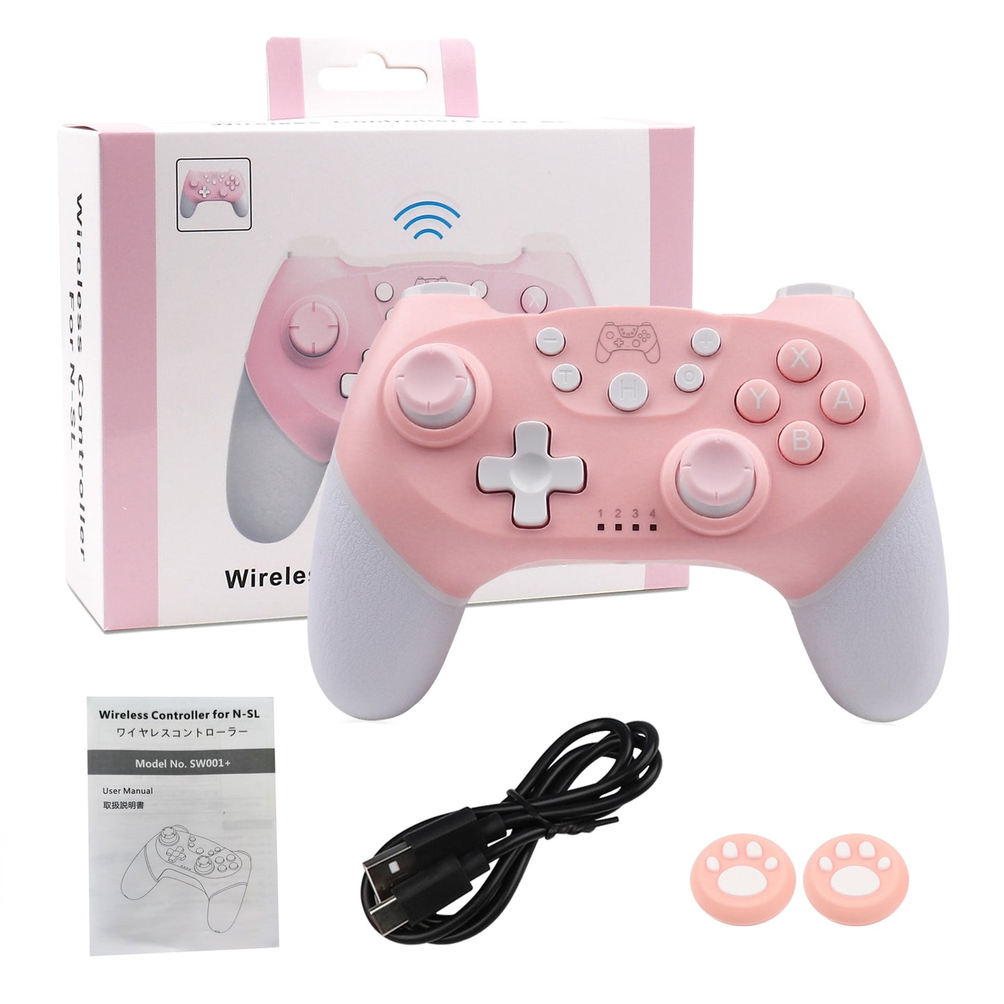 BT Wireless Game Controller for Switch Pro Lite Oled Gamepad Joystick for PC Game Controller with Programmable Wake up Function BT Wireless Game Controller for Switch Pro DailyAlertDeals Default Title