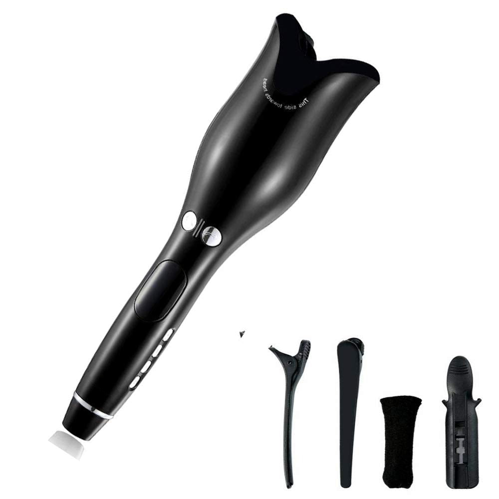 Auto Rotating Ceramic Hair Curler Automatic Curling Iron Styling Tool Hair Iron Curling Wand Air Spin and Curl Curler Hair Waver DailyAlertDeals China no box US