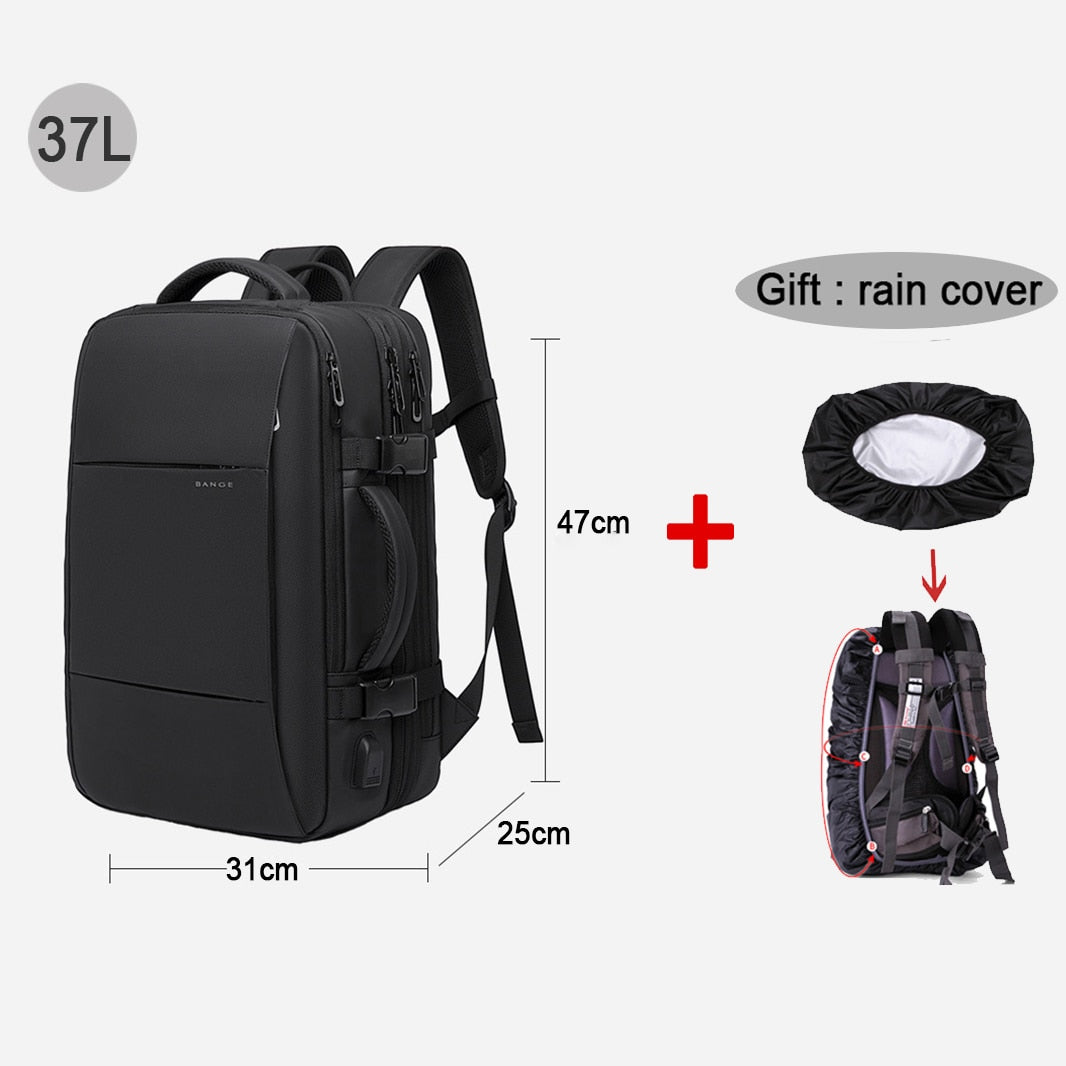 High Quality Brand 17.3 Laptop Backpack Large Waterproof School Backpacks USB Charging Men Business Travel Bag Big Backpack Man 0 DailyAlertDeals 37 L