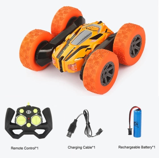 4WD RC Car 2.4G Radio Remote Control Car 1:24 Double Side RC Stunt Cars 360° Reversal Vehicle Model Toys For Children Boy RC Stunt Cars 360° Reversal Vehicle Model Toys For Children Boy DailyAlertDeals