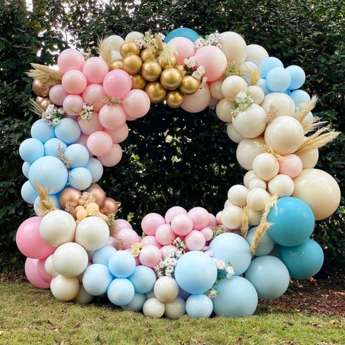 Round Balloon Arch Kit Holder Bow of Balloon Circle Wreath Balloon Stand Support Wedding Birthday Party Decor Baby Shower 0 DailyAlertDeals