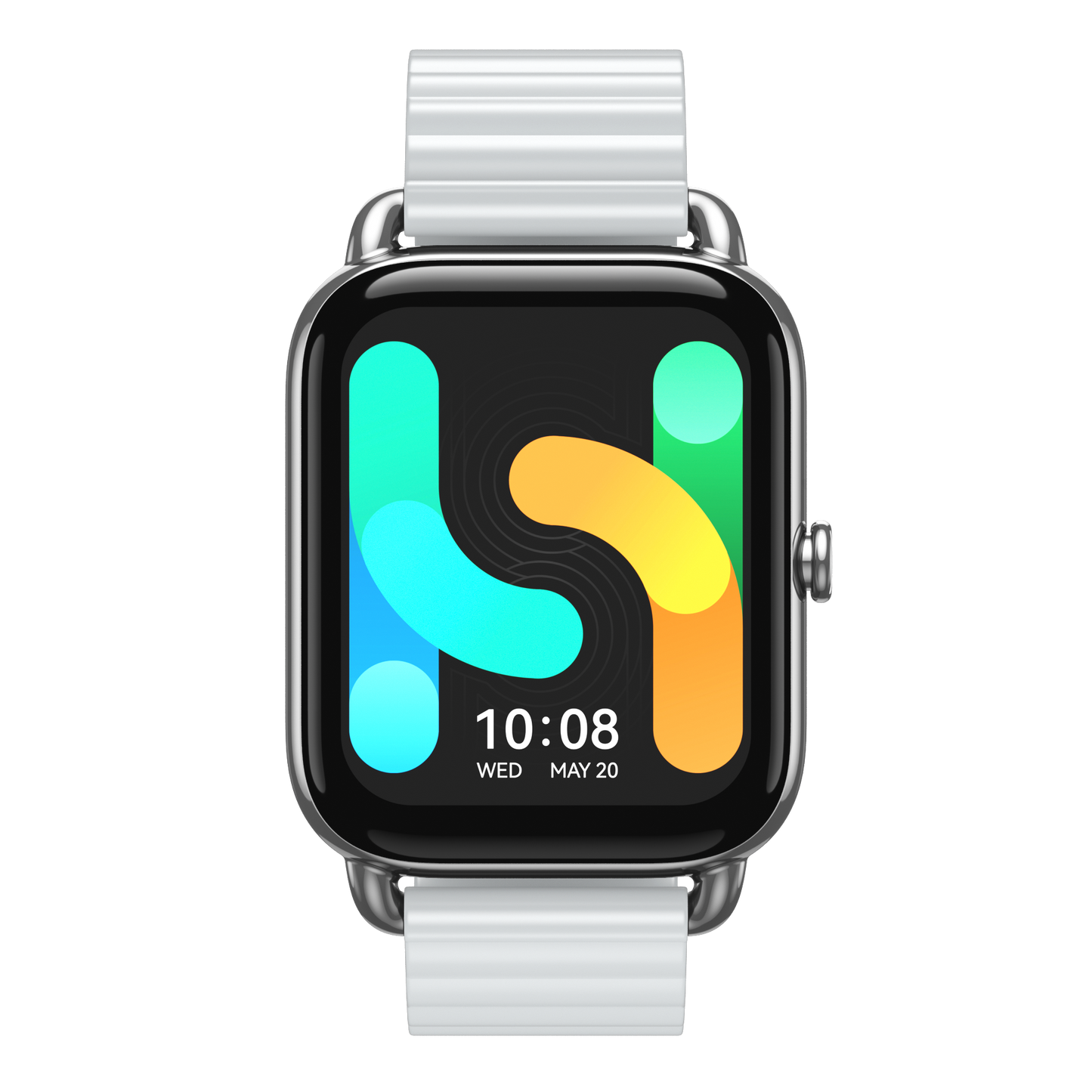 HAYLOU RS4 Plus Smartwatch 1.78 AMOLED Display 105 Sports Modes 10-day Battery Life Smart Watch for Men Smart Watch for Women smart watch DailyAlertDeals Sliver MagneticStrap
