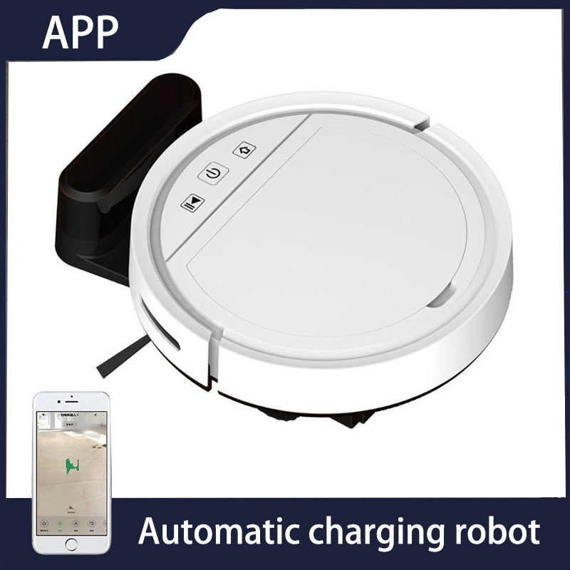 Robot Vacuum Cleaner 2500PA Smart Remote Control Wireless AutoRecharge Floor Sweeping Cleaning appliance Vacuum Cleaner For Home 0 DailyAlertDeals