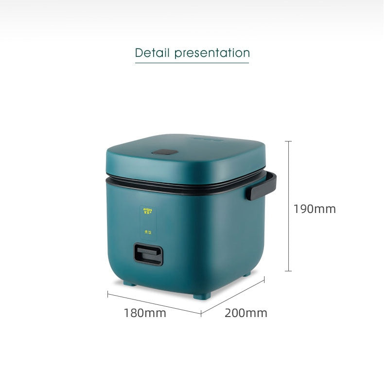 1.2L New Mini Rice Cooker Small 1-2 Person Rice Cooker Household Single Kitchen Small Household Appliances WIth Handle EU Plug 1.2L New Mini Rice Cooker DailyAlertDeals