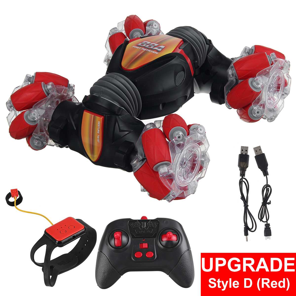 RC Car 4WD Radio Control Stunt Car Gesture Induction Twisting Off-Road Vehicle Drift RC Toys With Light & Music RC Car Toys for children DailyAlertDeals