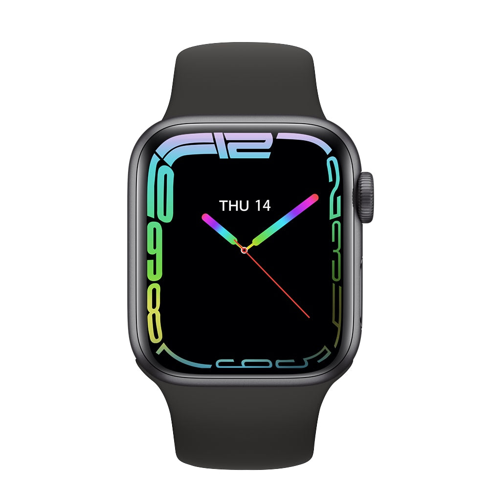 Watch 8 Max Smart Watch Men Answer Call 1.85 NFC Wireless Charging Sport Tracker Women Smartwatch Gift For Apple Phone PK IWO 27 smart watch DailyAlertDeals Black