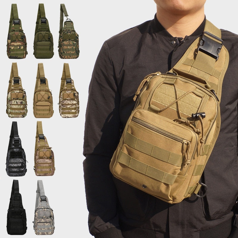Hiking Trekking Backpack Sports Climbing Shoulder Bags Tactical Camping Hunting Daypack Fishing Outdoor Military Shoulder Bag 0 DailyAlertDeals