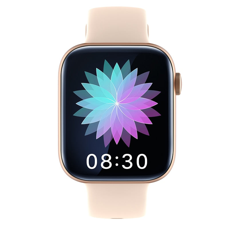 Smart Watches for Men Women, 1.81" Smart Watch with Bluetooth Call (Answer Make Calls), Fitness Tracker Watch IP68 Waterproof Multiple Sports Modes Smartwatch for Android Phones iPhone smart watch DailyAlertDeals Pink silicone band