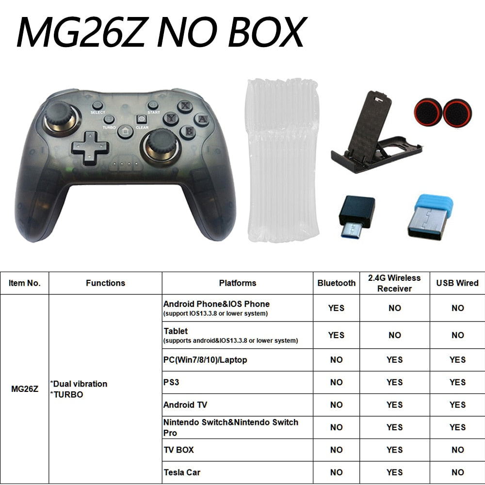 Original Wireless Controller Bluetooth For Nintendo Switch Pro PC PS3 Joystick Gamepad NFC Professional Lag-Free Gamepad BT Wireless Game Controller for Switch Pro DailyAlertDeals MG26Z 1 China 1 PCS