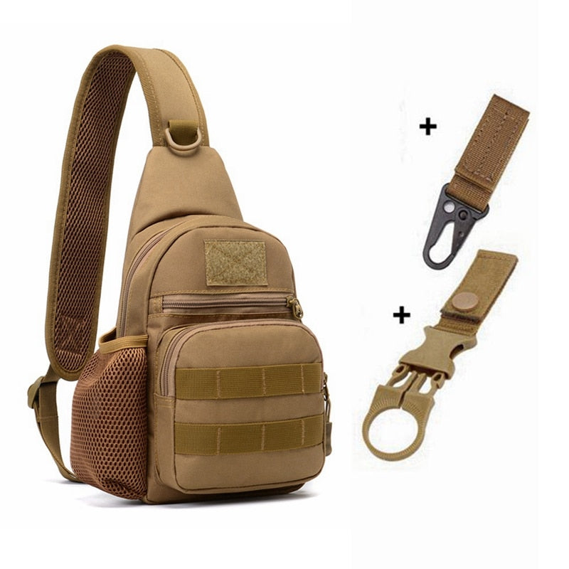 Military Tactical Shoulder Bag Men Hiking Backpack Nylon Outdoor Hunting Camping Fishing Molle Army Trekking Chest Sling Bag 0 DailyAlertDeals K and 2 hook