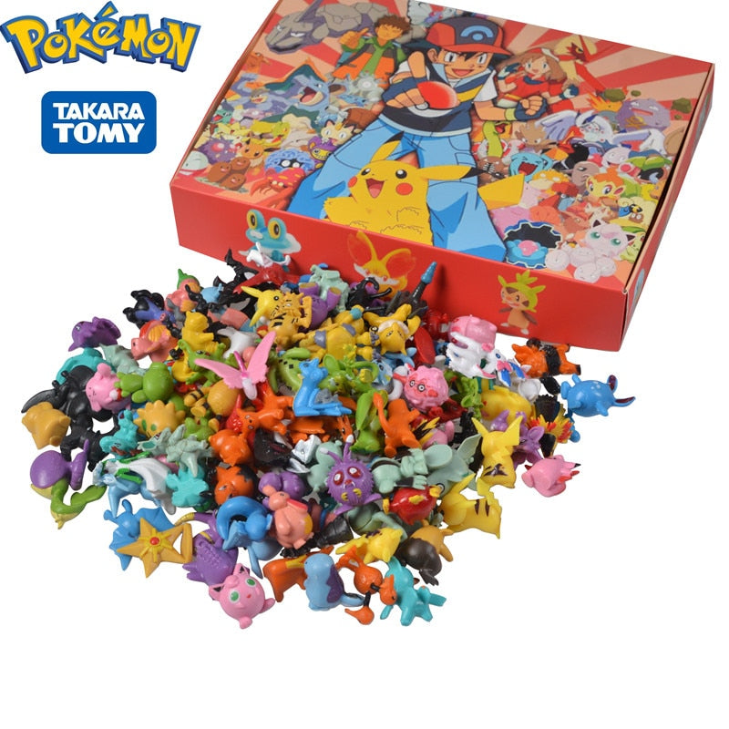 144 Style Pokemon Figure Toys Anime Pikachu Action Figure Model Ornamental Decoration Collect Toys For Children's Christmas Gift 0 DailyAlertDeals