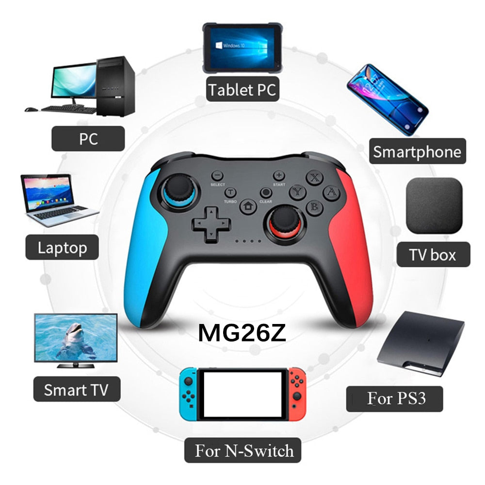 Original Wireless Controller Bluetooth For Nintendo Switch Pro PC PS3 Joystick Gamepad NFC Professional Lag-Free Gamepad BT Wireless Game Controller for Switch Pro DailyAlertDeals