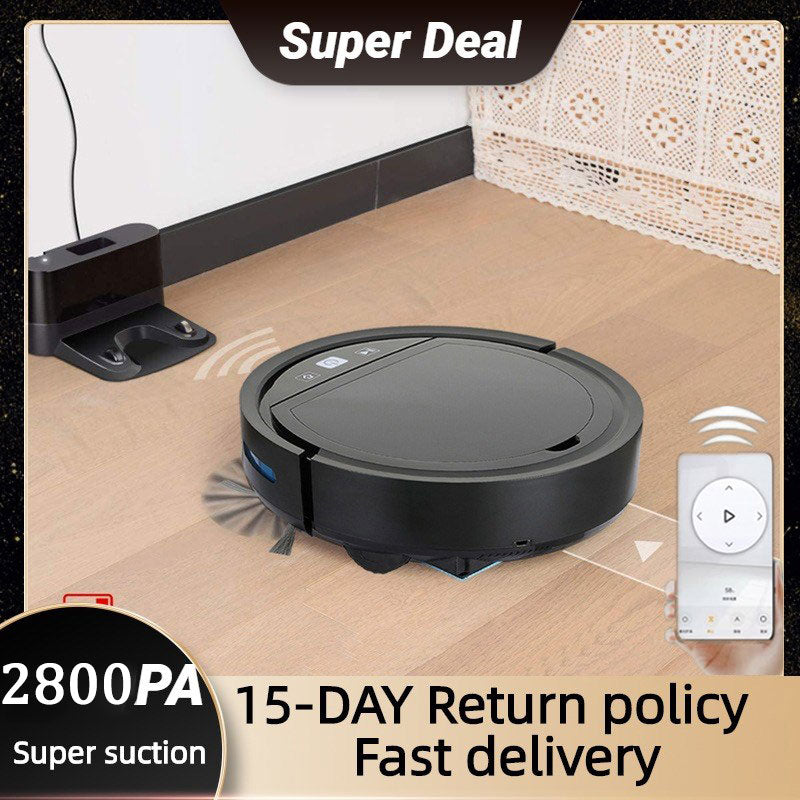 Robot Vacuum Cleaner 2500PA Smart Remote Control Wireless AutoRecharge Floor Sweeping Cleaning appliance Vacuum Cleaner For Home 0 DailyAlertDeals