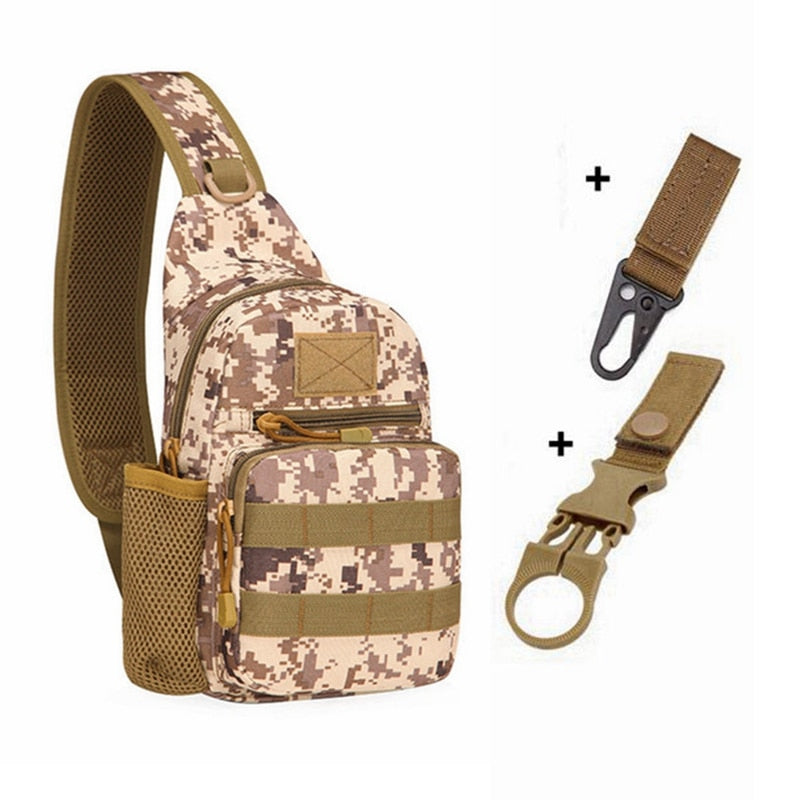 Military Tactical Shoulder Bag Men Hiking Backpack Nylon Outdoor Hunting Camping Fishing Molle Army Trekking Chest Sling Bag 0 DailyAlertDeals Desert and 2 hook